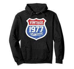 Vintage Route Original 1977 Birthday Limited Edition Classic Pullover Hoodie von Classic Birthday Original Vintage Limited Edition