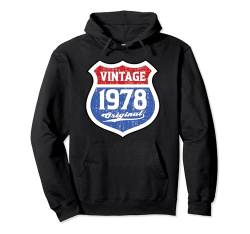 Vintage Route Original 1978 Birthday Limited Edition Classic Pullover Hoodie von Classic Birthday Original Vintage Limited Edition