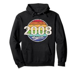 Classic 2008 Year Original Retro Vintage Birthday Est 2008 Pullover Hoodie von Classic Birthday Original Vintage Retro Limited