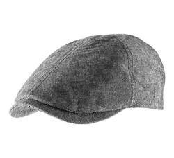 Classic Italy - Flatcap, Schiebermütze, Newsboy Cap Classic Cap Linen - Size 57 cm - 99-gris-Chine von Classic Italy