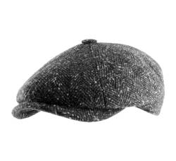 Classic Italy - Flatcap, Schiebermütze, Newsboy Cap Italian Irish - Size 54 cm - gris-805 von Classic Italy