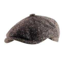 Classic Italy - Flatcap, Schiebermütze, Newsboy Cap Italian Irish - Size 55 cm - marron-802 von Classic Italy