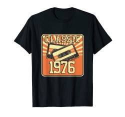 44. Geburtstagsgeschenk Klassische Kassette Jahrgang 1976 T-Shirt von Classic Retro Geburtstag Geschenke
