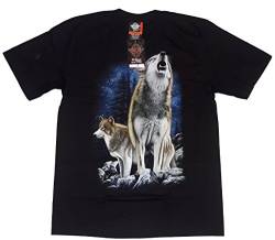 Rock Eagle T-Shirt Wolfs - 4360 (L) von Classic Wear Rockeagle International
