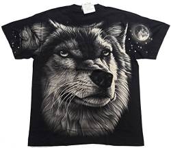 Rock Eagle T-Shirt Wolfskopf - D50 (XXL) von Classic Wear Rockeagle International