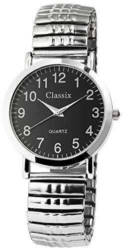 Classix Herren – Uhr Zugarmband Armbanduhr Comfort Line Analog Quarz 2700007-002 von Classix