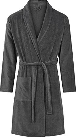 Claudio Mens 4-1890-93-6 Bathrobe, Grey, M von Claudio