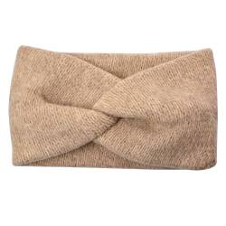 Clayre & Eef Stirnband für Frauen 10x22 cm Beige Synthetisch Haarband Damen von Clayre & Eef