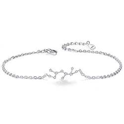 Clearine Armkette Sternzeichen 925 Sterling Silber CZ 12 Sternbild ''Schütze'' Einfach Stil Armband für Damen Mädschen von Clearine