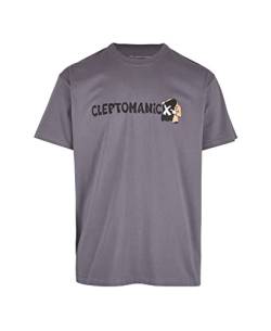 Cleptomanicx Boxy Tee Cealer T-Shirt Herren Lava Smoke XL von Cleptomanicx