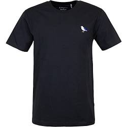 Cleptomanicx Embro Gull T-Shirt Herren (S, Black) von Cleptomanicx