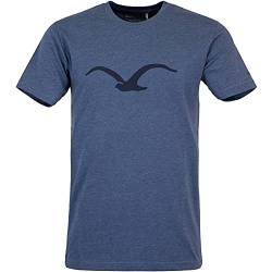 Cleptomanicx Möwe T-Shirt Herren (XL, Heather Blue, x_l) von Cleptomanicx