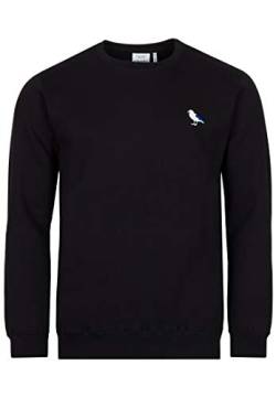 Cleptomanicx Sweatshirt Embro Gull (Black) L von Cleptomanicx