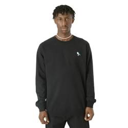 Cleptomanicx Sweatshirt Embro Gull (Black) XL von Cleptomanicx