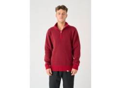 Strickpullover CLEPTOMANICX Gr. L, rot Herren Pullover von Cleptomanicx