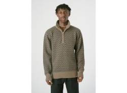 Strickpullover CLEPTOMANICX Gr. XL, braun (camel) Herren Pullover in tollem Strick-Design von Cleptomanicx