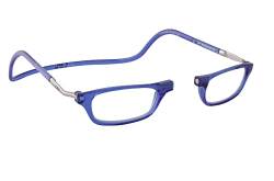 CliC Eyewear Herren-Lesebrille XL | Lesebrille mit Magnet | Lesebrille aus Polycarbonat | Flexible Presbyopie-Brille (1.0, Blau) von CliC Eyewear