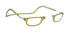CliC Eyewear Herren-Lesebrille XL | Lesebrille mit Magnet | Lesebrille aus Polycarbonat | Flexible Presbyopie-Brille (3.5, Gelb) von CliC Eyewear