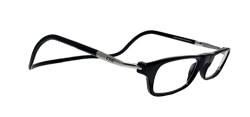 CliC Eyewear Herren-Lesebrille XXL | Lesebrille mit Magnet | Lesebrille aus Polycarbonat | Flexible Presbyopie-Brille (3.0, Schwarz) von CliC Eyewear