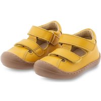 Clic Clic Sandalen Jungen Mädchen Lauflernschuhe Leder Gelb 9438 Sandalette von Clic