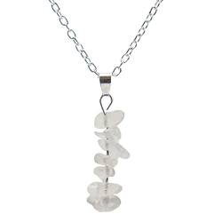 Clicitina Personalisierte Halskette Frauen Anhänger Halsketten Geburtstagsgeschenke für Frauen Muttertagsgeschenke Halsketten für Frauen Geschenke für Frauen Tumblr Ketten Damen (White, One Size) von Clicitina