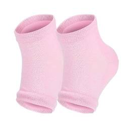 Feuchtigkeitsspendende Fersensocken, offene Zehensocken, Gel-Fersensocken, Fußzehenlose Fersensocken für Frauen, trockene harte Füße LGs263 von Clicitina