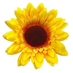 Frühling und Sommer Sonne Haarnadel Simulation Tuch Kunst Sonnenblume Kopfschmuck Limelight RQu696 von Clicitina