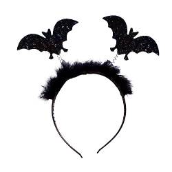 Halloween Stirnband Cartoon Mode Party Atmosphäre Dekoration Stirnband DhH141 (Black, One Size) von Clicitina