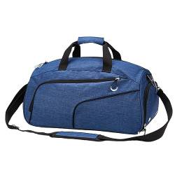 YNz785 Reisetasche, Handtaschen, Sport-Trainingstaschen, nasse und trockene Turnbeutel, kurze Reise, große Kapazität, Gepäcktaschen, blau, Einheitsgröße von Clicitina