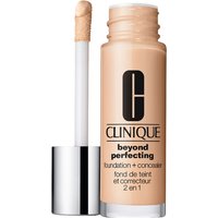 CLINIQUE Beyond Perfcting Foundation + Concealer, Gesichts Make-up, foundation, Fluid, beige (4 CREAMWHIP), mattierend/natürlich, Deckkraft: Hoch, von Clinique