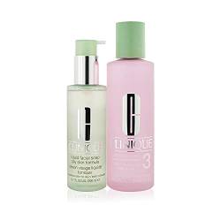 Clinique Set 3 Step Clarifying Lotion 3 mit Facial Soap Oily Skin - 400 ml von Clinique