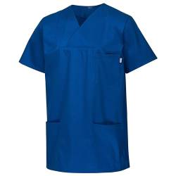 Clinotest Schlupfkasack/Faltkragenhemd „Anna/Anton“, 195 g/m², 65% Polyester/ 35% Baumwolle (Royal Box, 3XL) von Clinotest