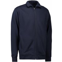 Clinotest Sweatjacke Unisex, ohne Kapuze, mit Reißverschluss und 2 Taschen von Clinotest