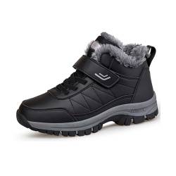 Cliont Herren Winter Schneestiefel Damen Schneestiefel Herren Winterschuhe Slip On Schneestiefel Outdoor Warm Ankle Boots von Cliont