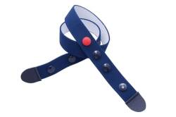 Clip.Ho Woman Stretch Gürtel für Damen Clip Ho, tragbar von Größe 42 bis 46, Farbe: Blau von Clip.Ho