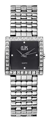 Clips Damen Analog Uhr mit Metall Armband von Clips