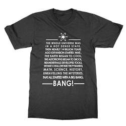 Big Bang Theory Lyrics T-Shirt (Black, M) von Clique Clothing