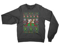 Clique Clothing Gremlins Movie Christmas Sweatshirt (Black, M) von Clique Clothing