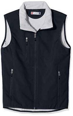 CLIQUE Herren Softshell Vest Gilet Outdoor Weste, Blau (Dunkles Marineblau), XXXXX-Large von Clique