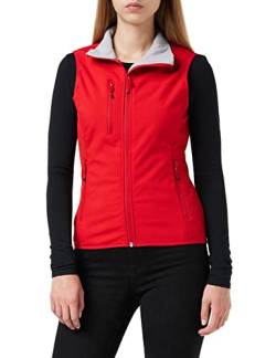 CliQue Damen Outdoor Weste Clique Ladies Softshell Vest Gilet, rot, 38 EU (Herstellergröße: 10) von Clique