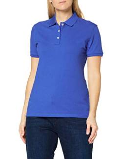 CliQue Damen Premium Polo Shirt Polohemd, Blau (Königsblau), Small von Clique