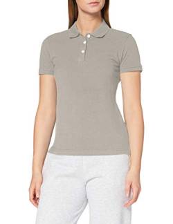 CliQue Damen Regular Fit Poloshirt,Grey (Silver), 42 EU (Herstellergröße:X-Large) von Clique