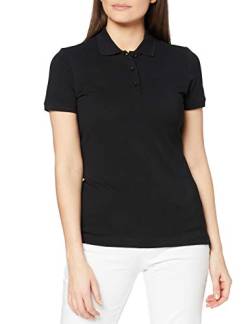 CliQue Damen Regular Fit Poloshirt,schwarz, 36 EU (Herstellergröße:Small) von Clique
