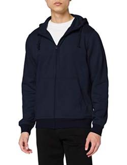 CliQue Herren Basic Full Zip Hoody Kapuzenpullover, Blau (Dark Navy 580), Medium von Clique