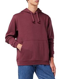 CliQue Herren Basic Kapuzenpullover, Rot (Burgunderrot), XXXL von Clique