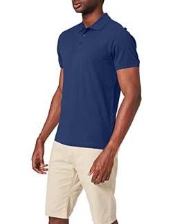 CliQue Herren Classic Lincoln Polo Polohemd, Blau (Dunkelblau), XL von Clique