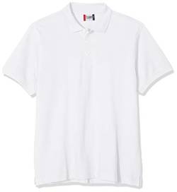 CliQue Herren Classic Lincoln Polo Polohemd, weiß, XXXXX-Large von Clique