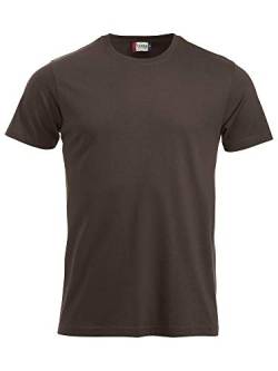 CliQue Herren New Classic T-Shirt, Blickdicht, Braun (Dark Mocca), XXL von Clique