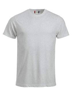 CliQue Herren New Classic T-Shirt, Grau (Asche), L von Clique