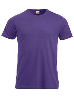 CliQue Herren New Classic T-Shirt, Violett (helles Lila), L von Clique